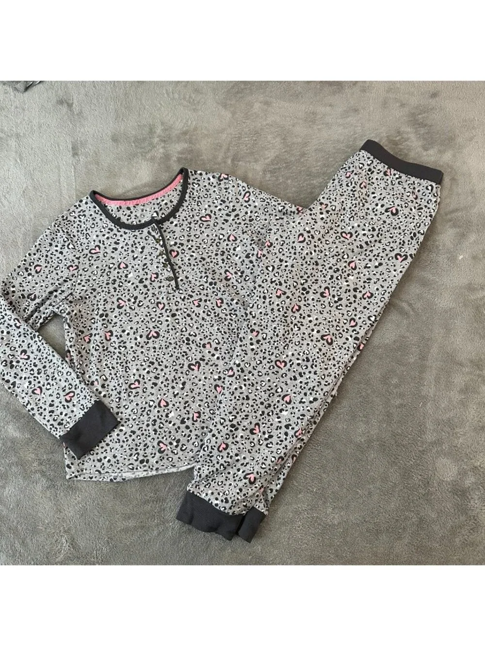 CuddlDuds Cuddl Duds Pajamas Set MEDIUM Animal Print Pants Shirt